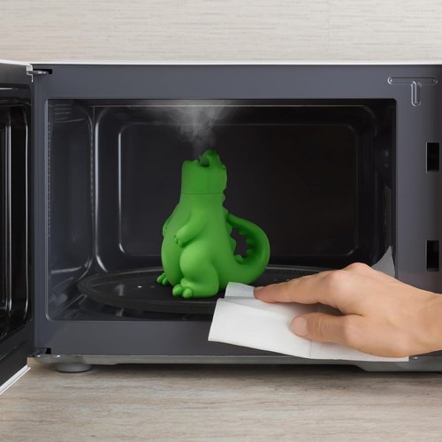 Genuine Fred Dragon's Breath Microwave Steam Cleaner - BPA-Free Silicone Design | Fun & Easy to Use