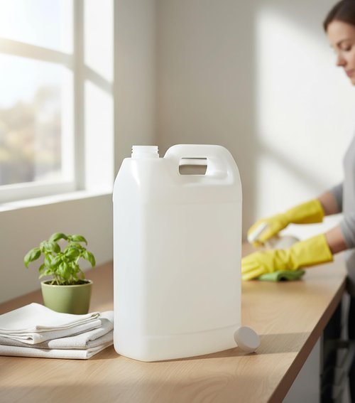 FastRack 1 Gallon Water Jug (10-Pack) | F-Style Reusable Plastic Jug with Lids | BPA-Free HDPE Water Container for Liquid Storage, Brewing, Camping & Emergency Prep