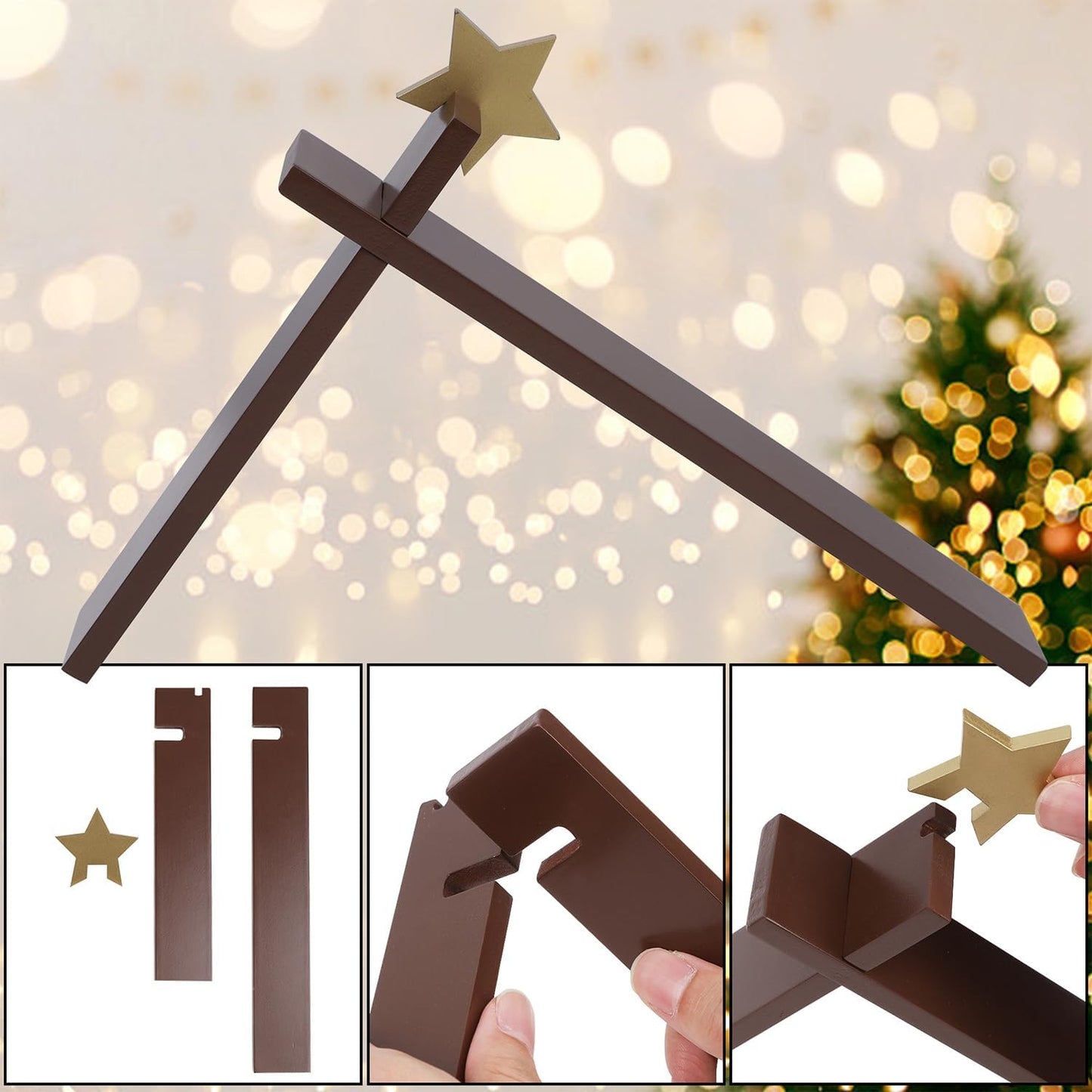 Juegoal Nativity Advent Calendar - Countdown to Christmas with 24 Figures & Drawers | Perfect Holiday Gift for All Ages
