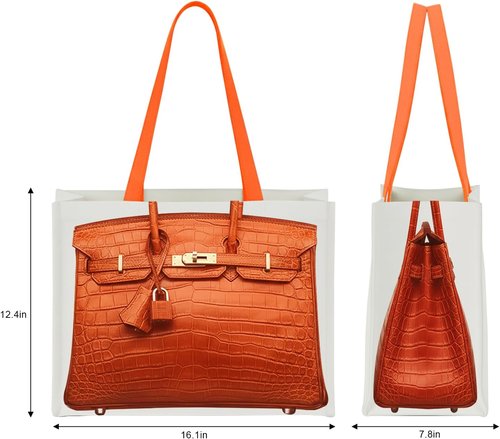 Chic Canvas Tote - Luxury-Inspired Print | Stylish Foldable Everyday Carryall for Women