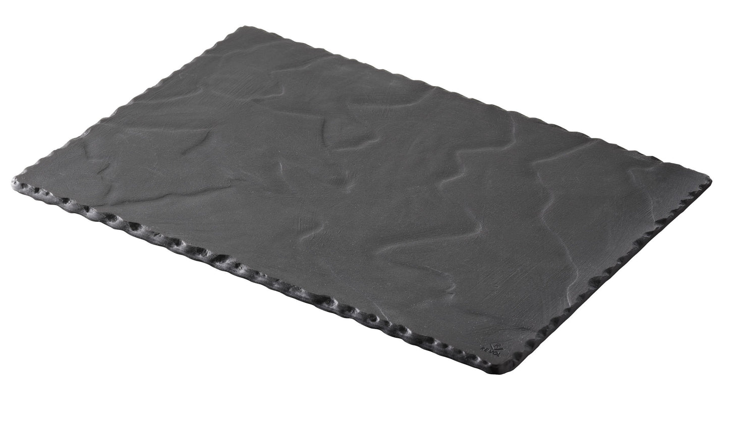 Revol 641001 11.75 by 7.75" Rectangular Plate, Matt Slate Style