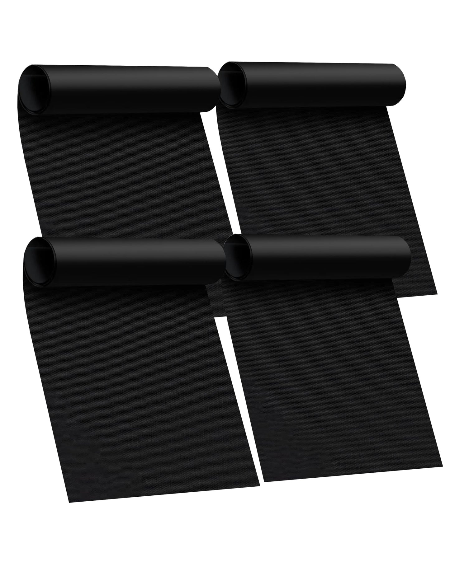 Oven Liners for Bottom of Oven - 4 Pack Large Heavy Duty Oven Mats, 17"x 25" Reusable Matt Liner for Electric, Gas, Toaster Ovens & Grills, BPA & PFOA Free, Kitchen Essentials, Black