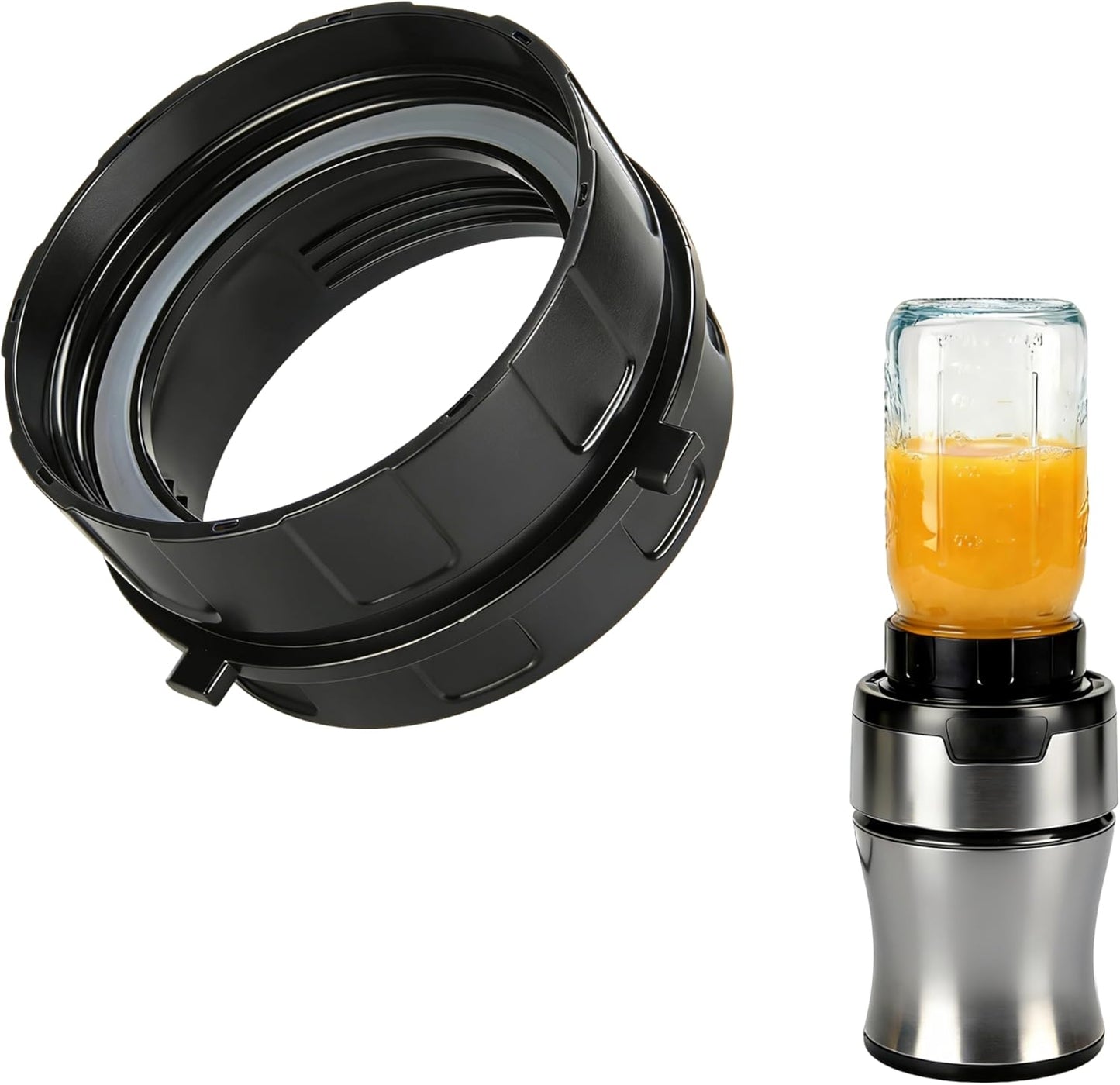 LUVCOSY Adapter for Ninja BN301 Blender | Blend Directly in Glass Jar - Dishwasher Safe Accessory