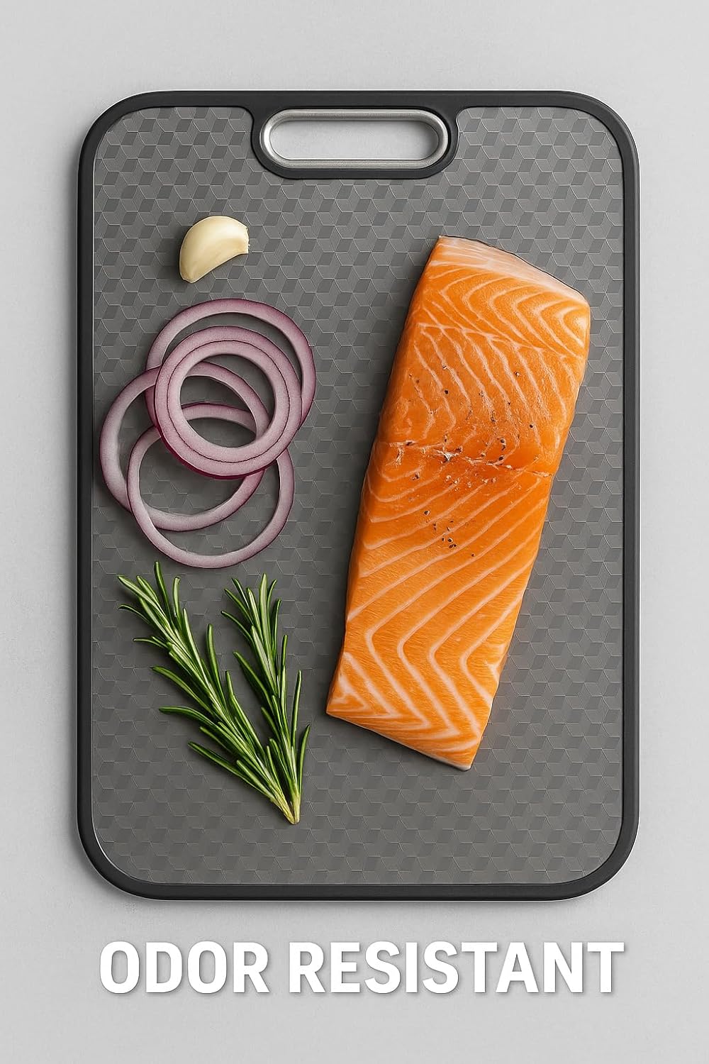 Titanium Cutting Board - Double-Sided Food Grade, Scratch Resistant & Dishwasher Safe | Large Size