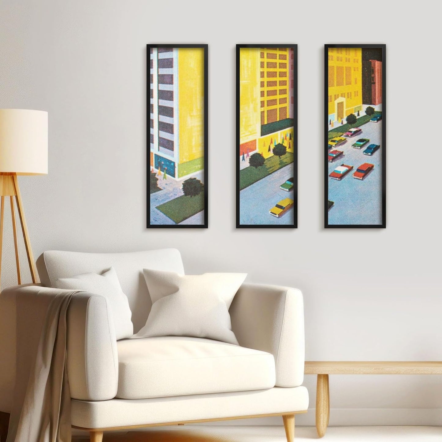 LaVie Home 8x24 Panoramic Picture Frame - Classic Black Design with HD Plexiglass | 2-Pack