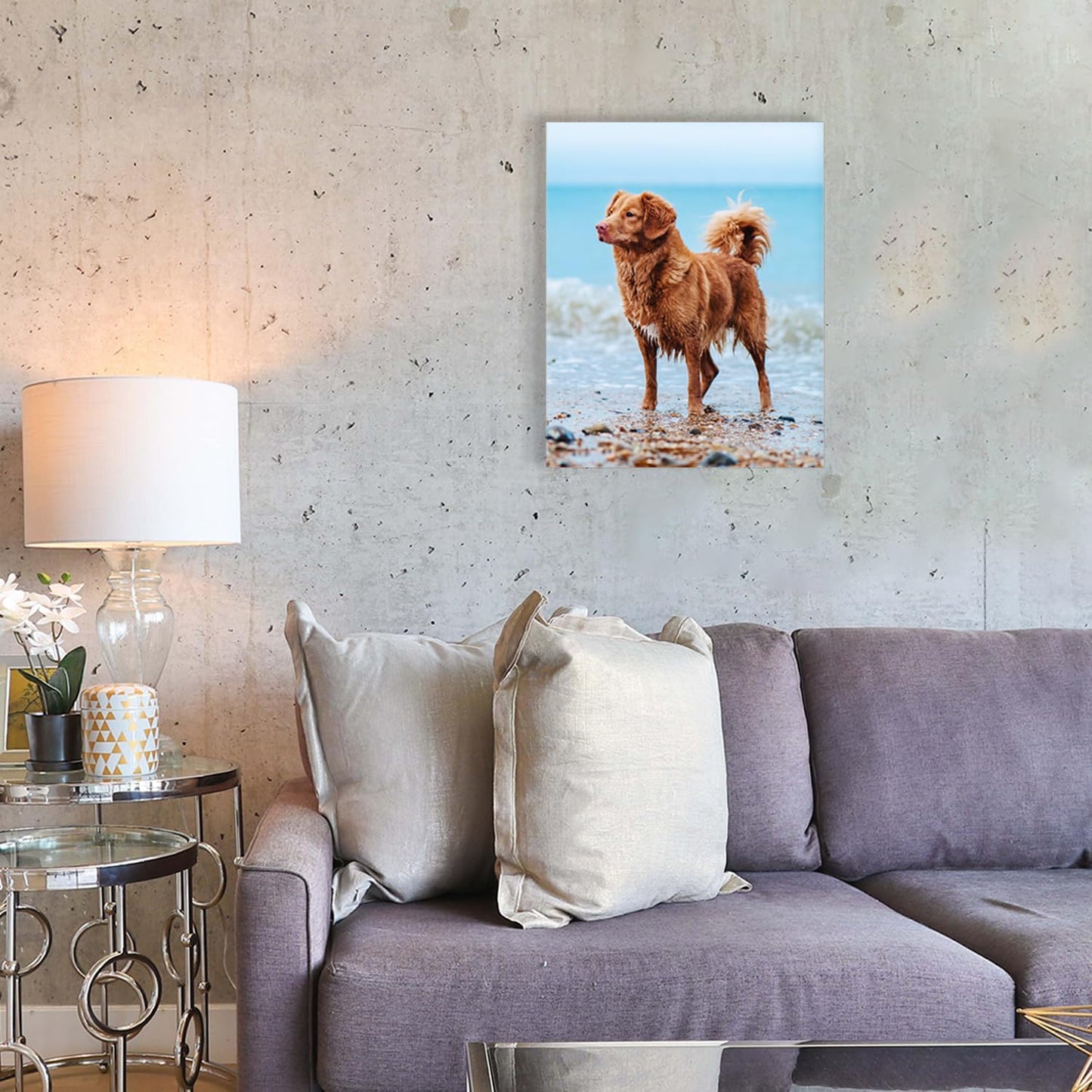 WEGA Custom Canvas Prints - Personalized Wall Art with Your Photos | 8" W x 10" H Framed Decor for Home