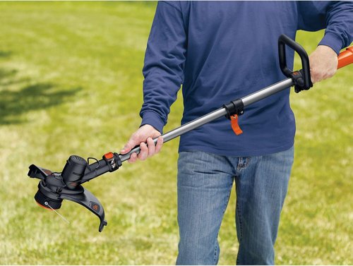 BLACK+DECKER 40V MAX String Trimmer Edger - Cordless 2-in-1 Weed Wacker with Adjustable Pole, Battery & Charger Included
