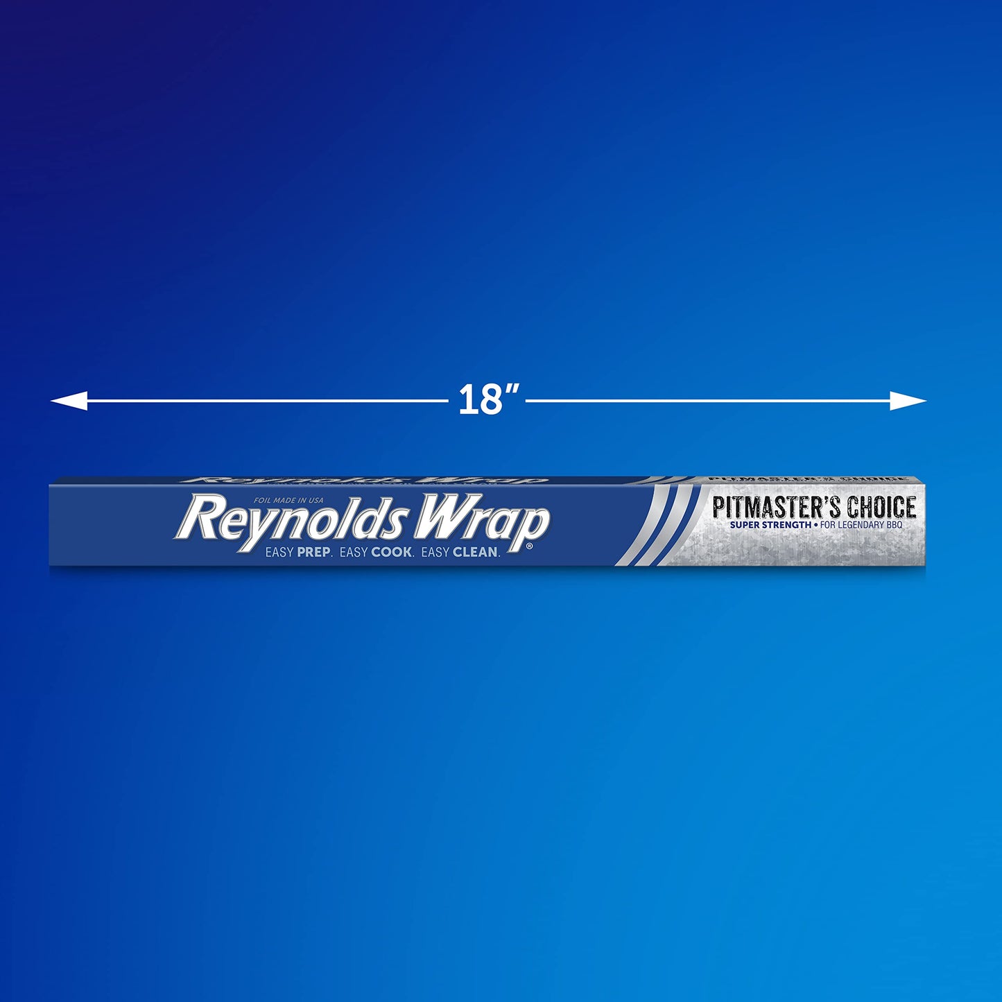 Reynolds Wrap Pitmaster's Choice Extra Thick Foil for Grilling, 18 Inch Grill Foil, Withstands High Heat, Extra Wide, 37.5 Total Sq. Ft.