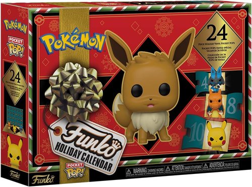 Funko Pop! Advent Calendar - Pokémon Collectible Vinyl Mini Figures - 24 Days of Surprises | Perfect Holiday Gift for Kids