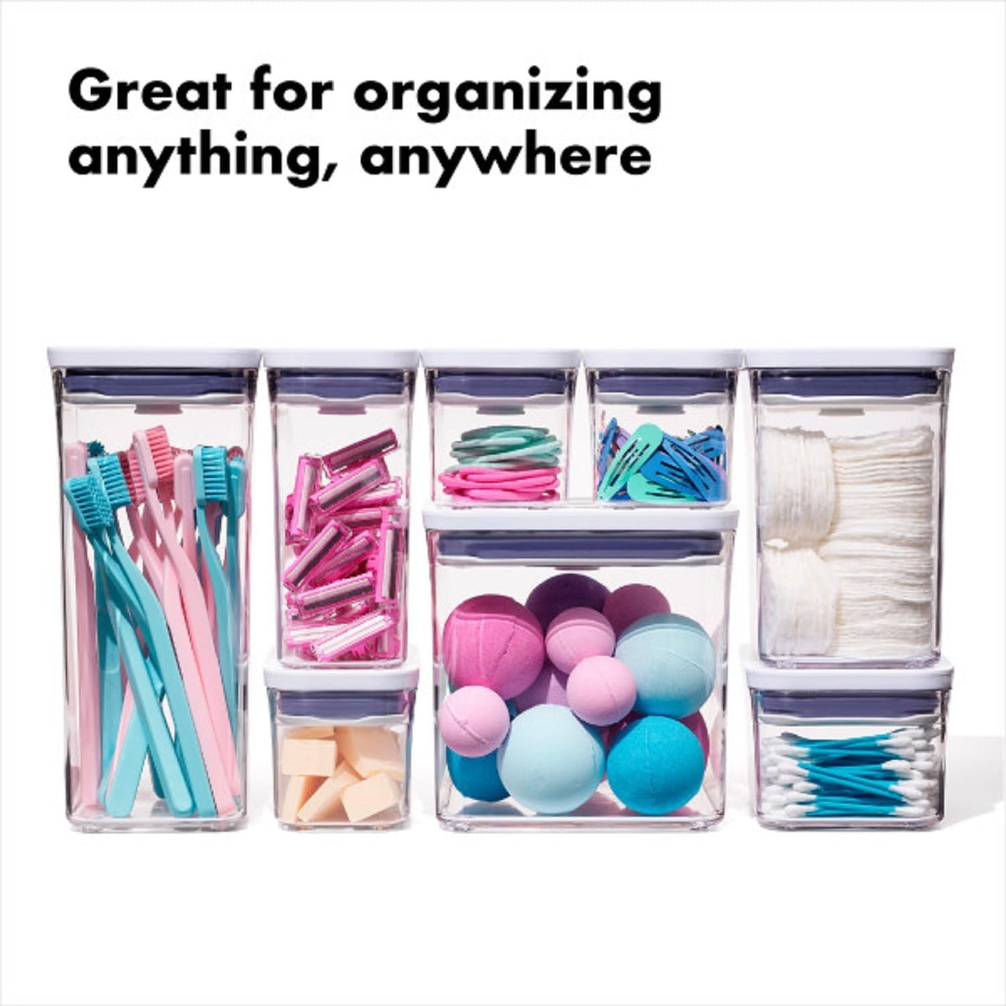OXO Good Grips 6-Piece POP Container Set - Airtight Food Storage for Freshness