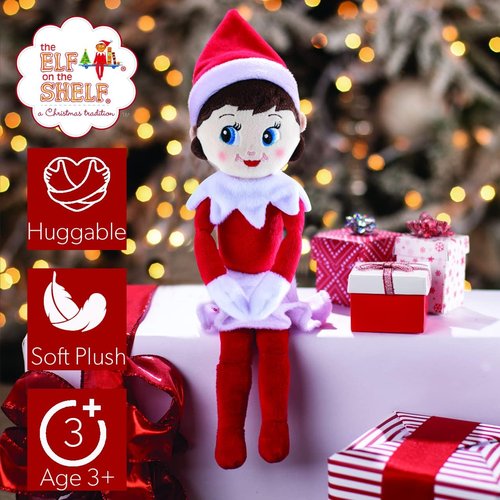Elf On The Shelf Plushee Pals Snuggler - Adorable 12" Plush Toy for Girls
