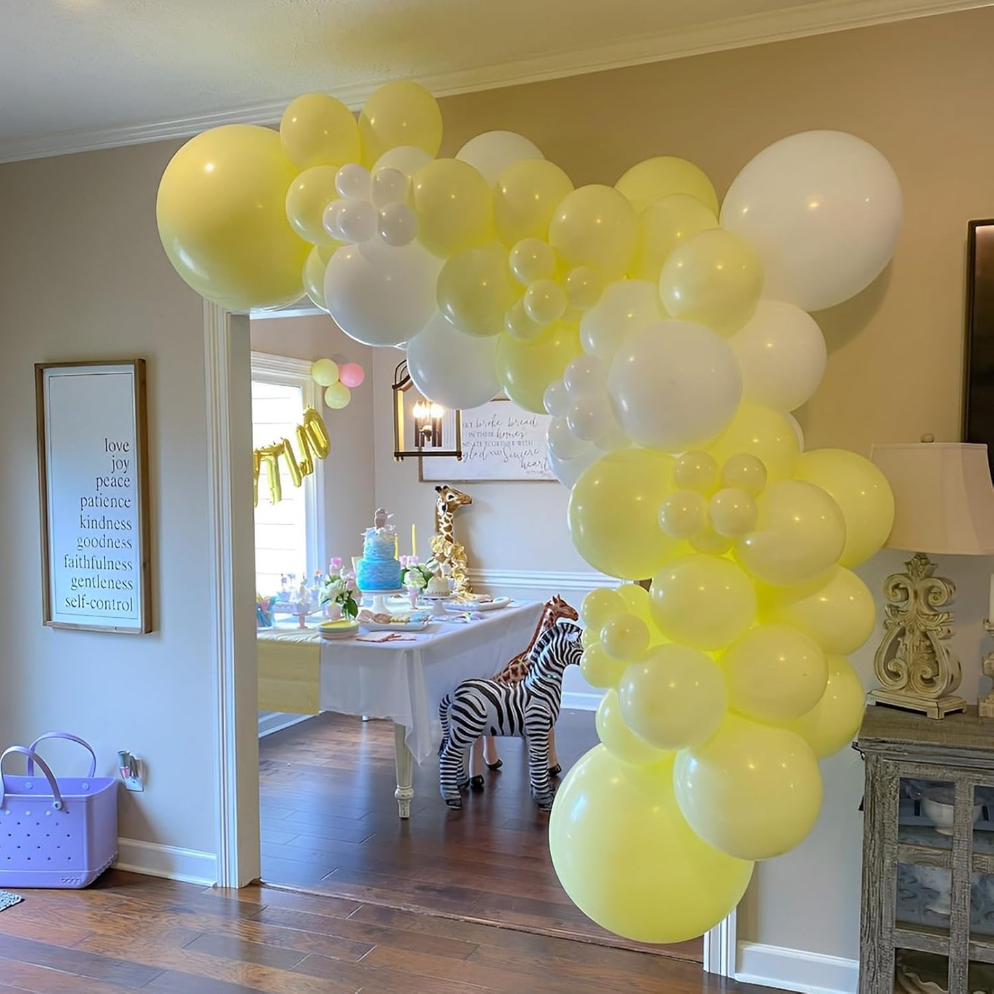 Voircoloria 110pcs Pastel Yellow Balloons - 12 Inch Light Yellow Latex for Graduation, Weddings & Parties