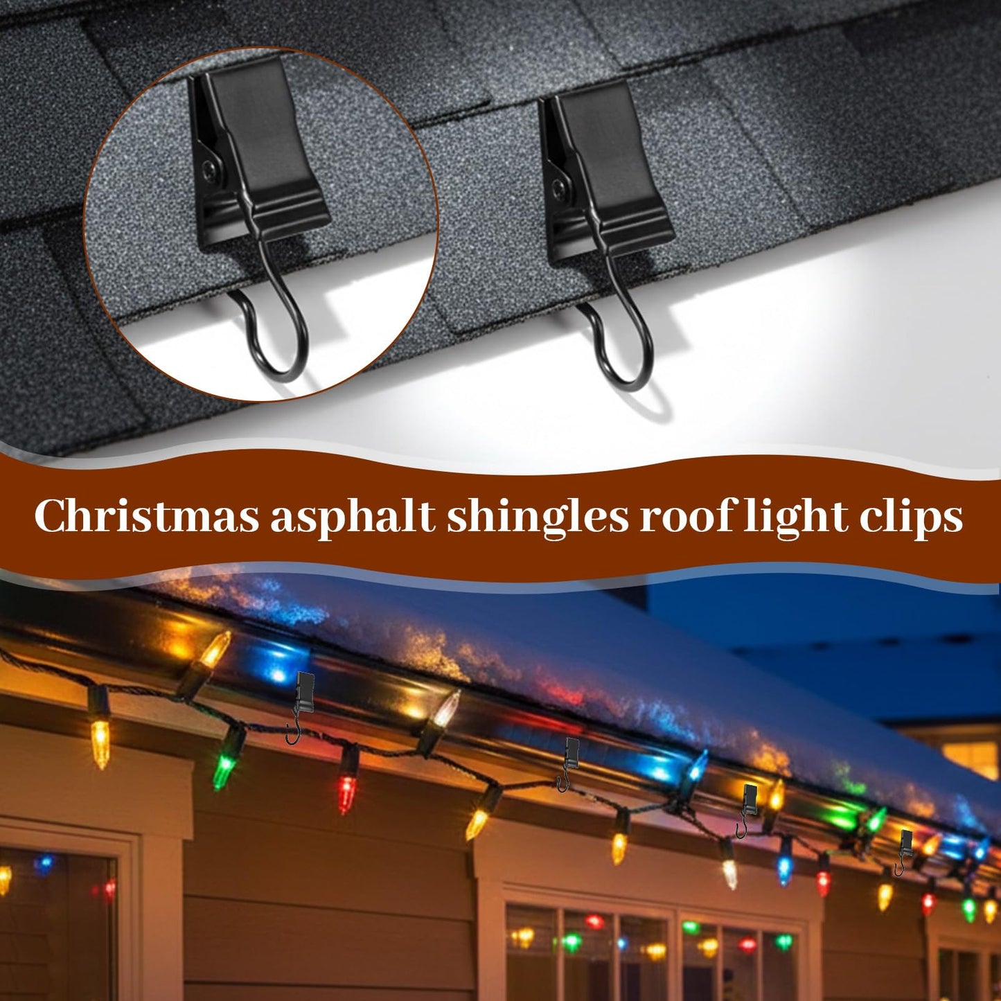 200 Pcs Stainless Steel Curtain Clips, Heavy-Duty Small Curtain Hooks Hangers for Hanging Outdoor String Lights, Art Craft Display, and Home Decoration