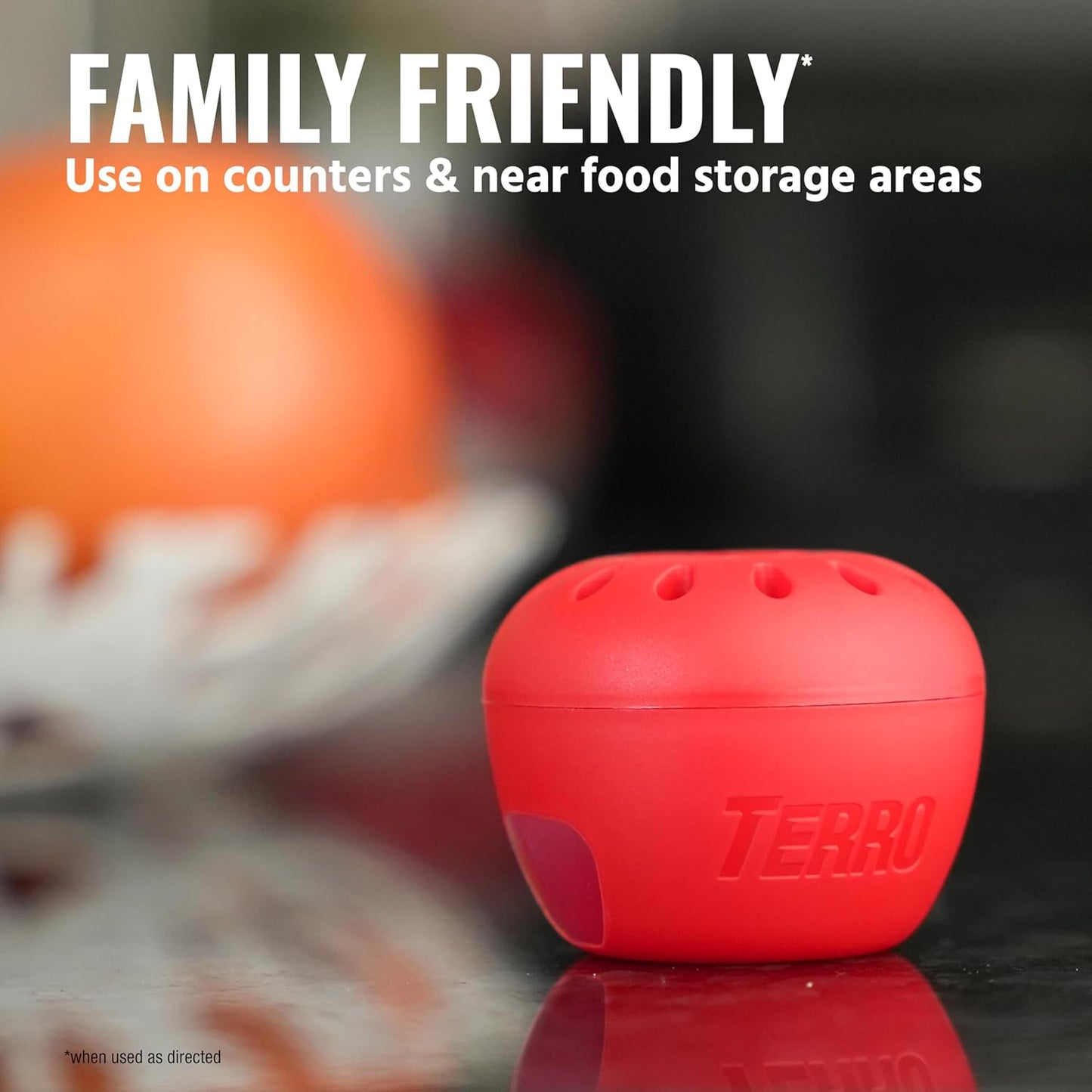 Terro Fruit Fly Traps - 6 Pack with 270 Days of Effective Lure Supply for Indoor Use