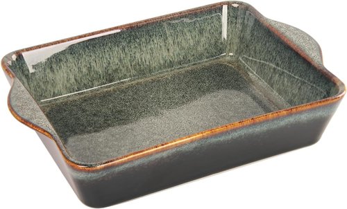 **Regine Switzerland Ceramic Casserole Baking Dish - 2 Quart Oven Safe Bakeware | Durable Lasagna Pan, 10 x 8 Inch**