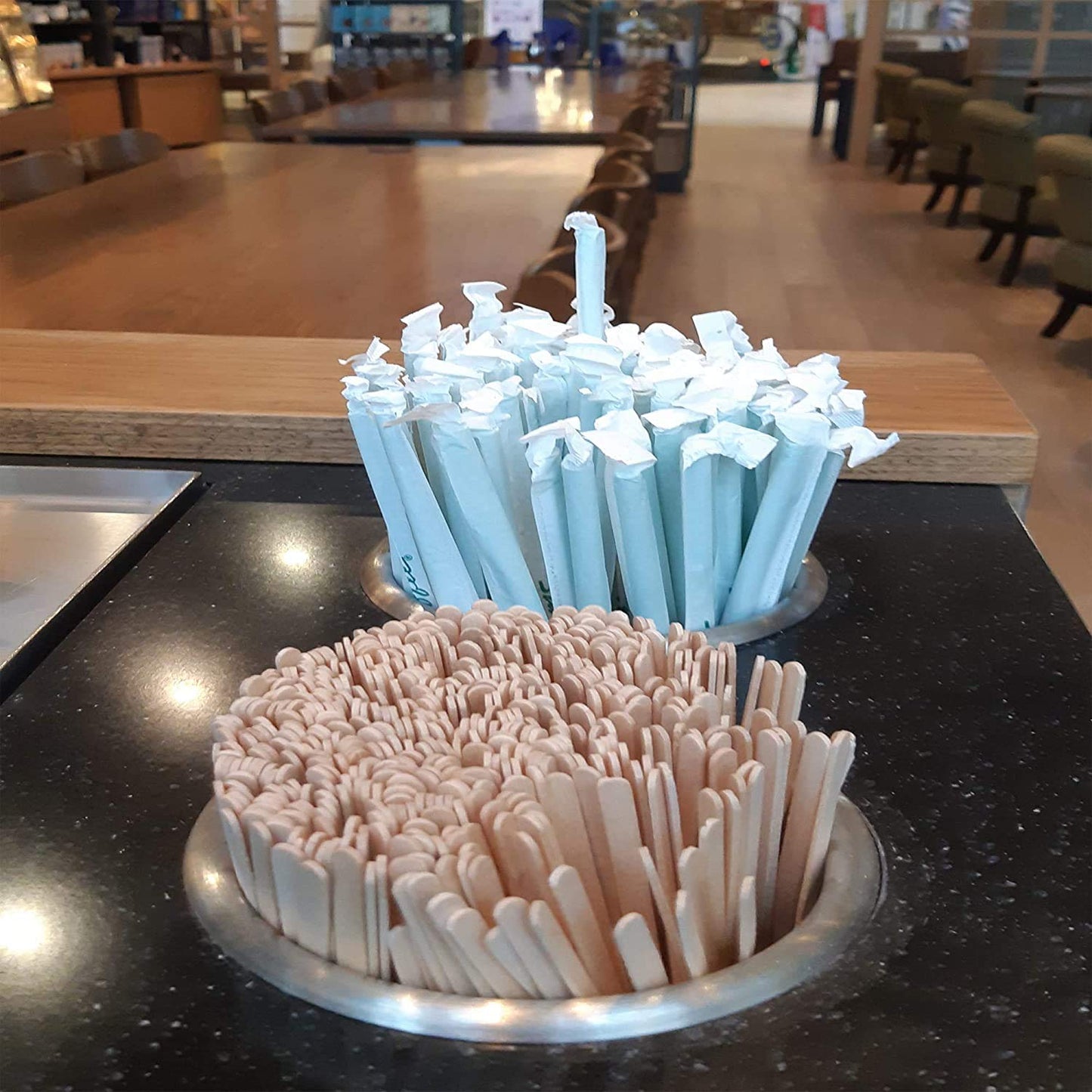 Coffee Stirrers Sticks,Disposable Wooden Coffee Stick Beverage Stirrers, Suitable For Coffee Nook Tea Drinks and Bartending, 7 Inches,200 Sticks.
