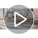 Yidanamy 8x10 Grey Washable Area Rug for Living Room & Bedroom - Abstract Carpet