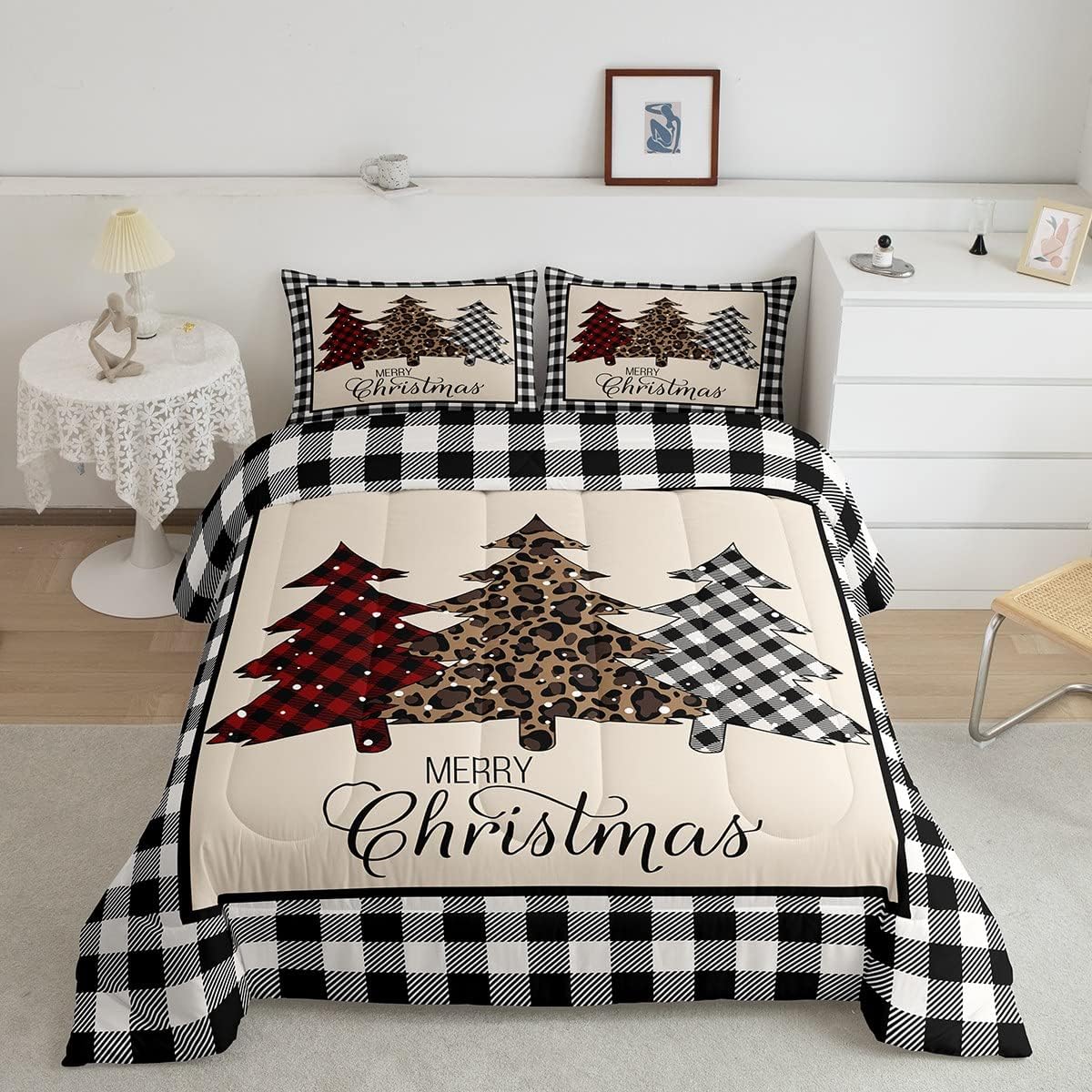 Basketball Kids Comforter Set Full Size,Geometric Basketball Court Abstract Bedding Set,Boys Girls Adults Room Decor,Ball Sports Games Down Comforter,Red Black Fashion Duvet Insert,2 Pillowcases