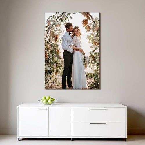 Custom Canvas Prints by [Brand Name] - Personalized Photo Wall Art for Weddings, Family, Pets | 20x28 Wrapped Frame