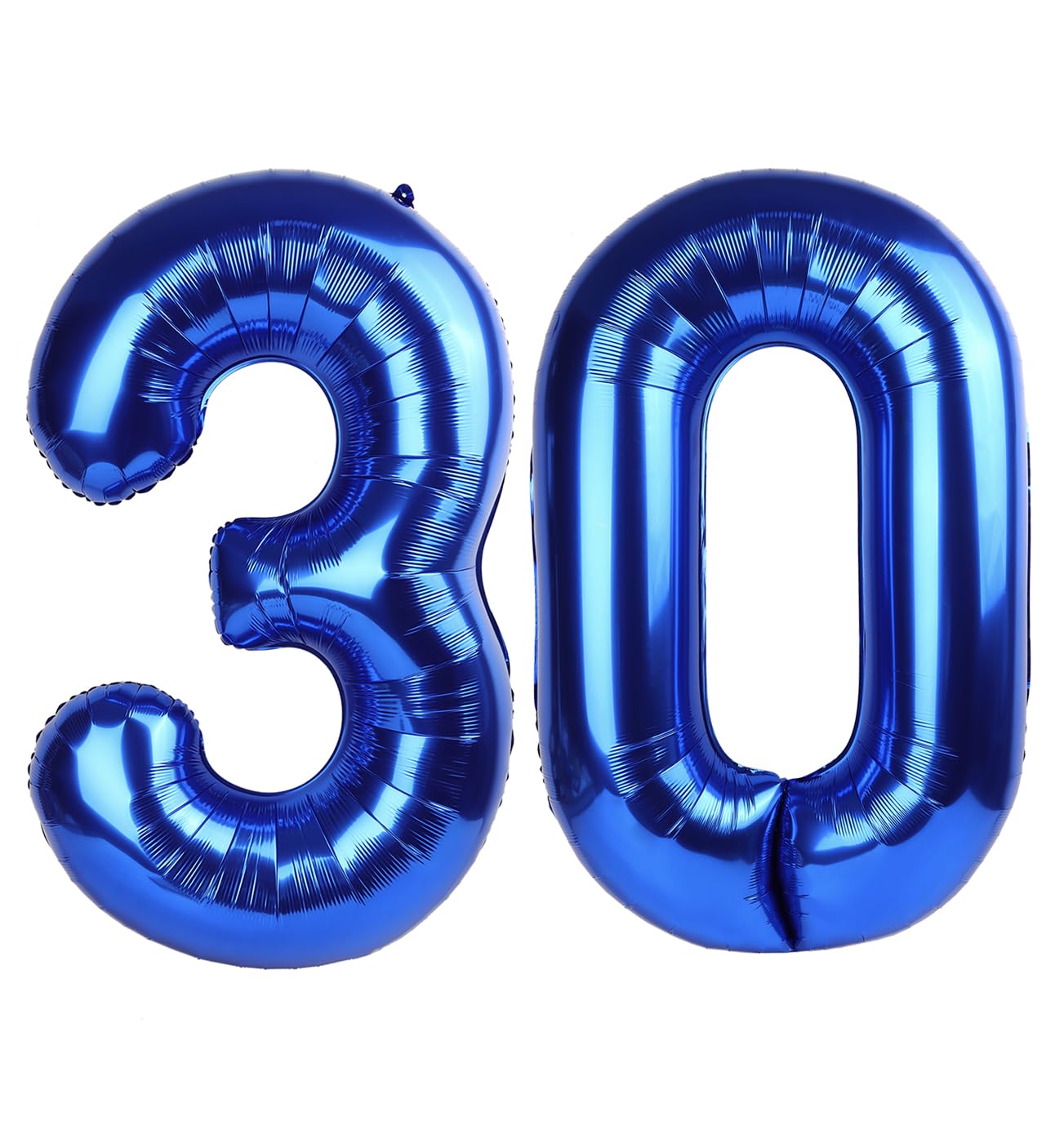 Navy Blue Number 30 Balloon 40 inch, 30 Number Balloons, 30th Navy Blue Birthday Decorations, 30 Year Old Women Men Blue Party Supplies