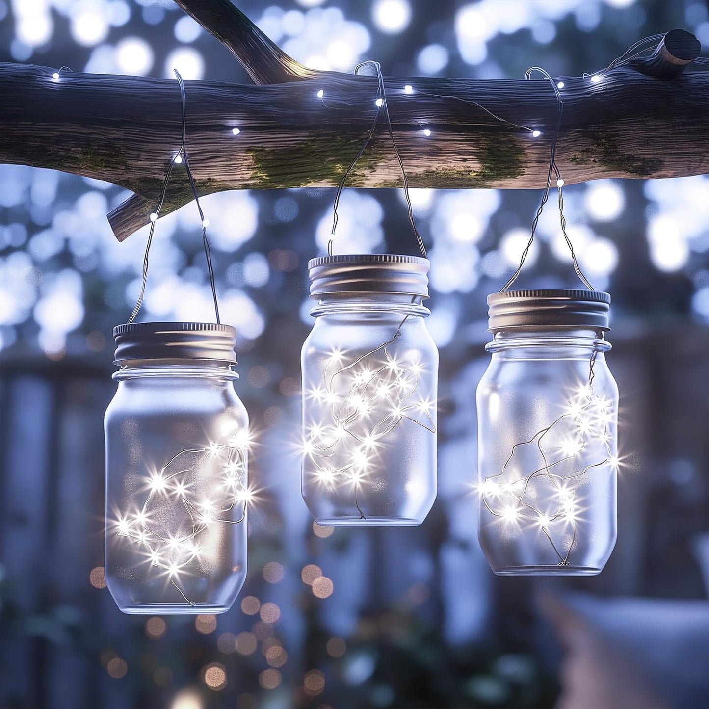 Minetom Fairy Lights - 100 LEDs 33 Feet Waterproof Starry String Lights | Pure White for Indoor & Outdoor Decor
