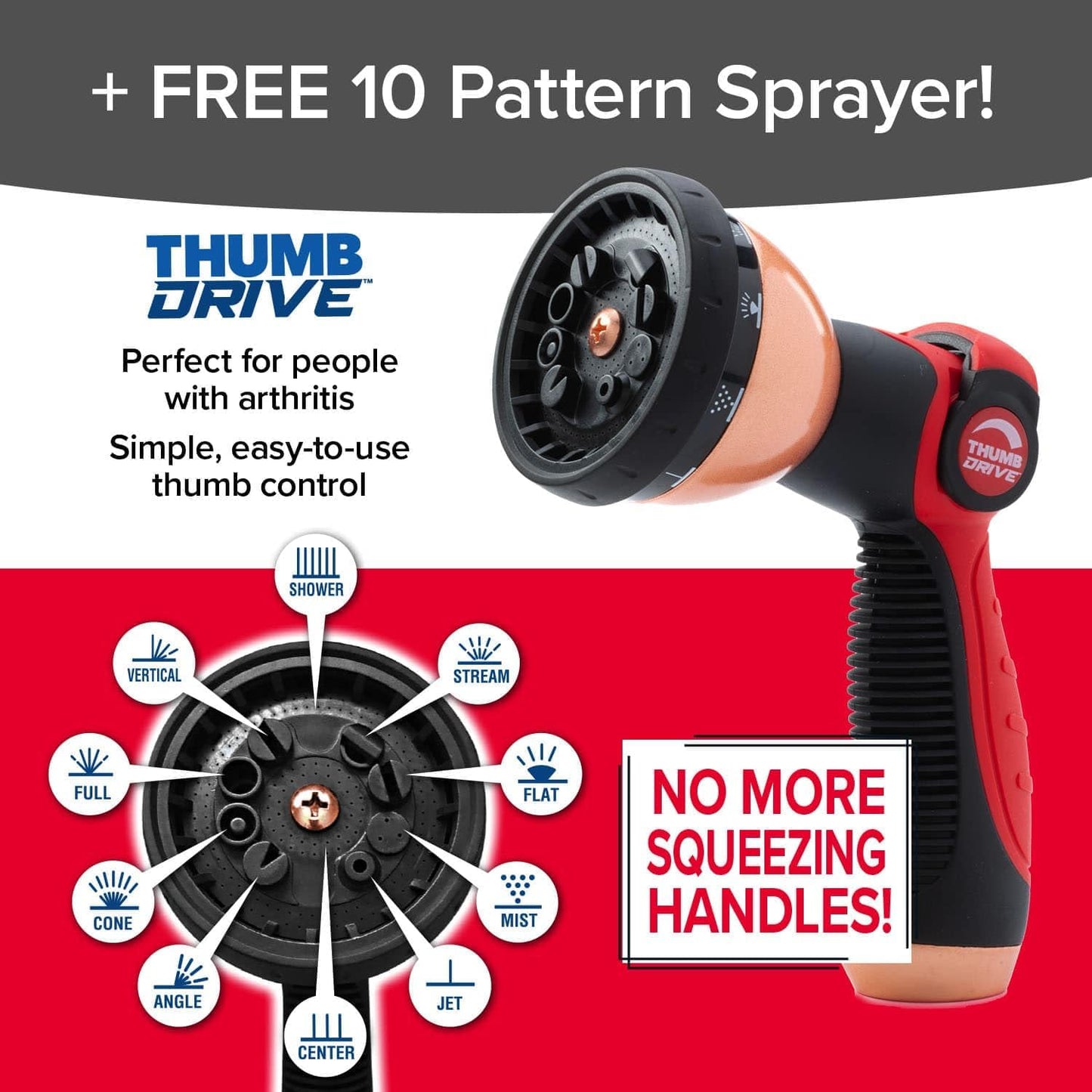 Pocket Hose | 75 FT Copper Head Expandable Garden Hose - Tangle-Free, 360° Swivel, Anti-Burst Design