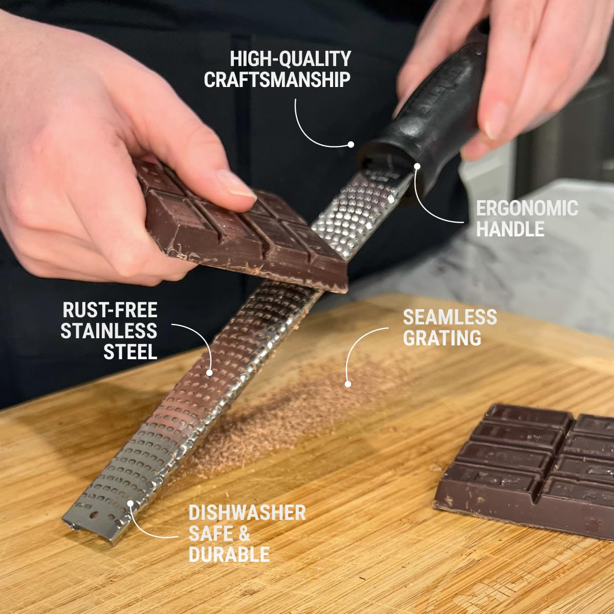 Microplane Classic Zester Grater, Black