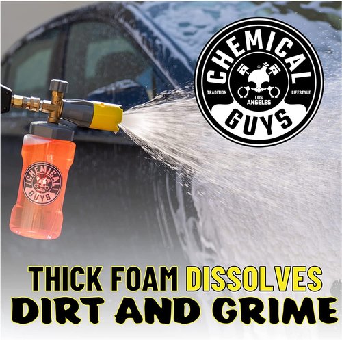 Chemical Guys Big Mouth Max Release Foam Cannon | Blueberry Snow Foam Car Wash Soap - 64 fl oz for Cars, Trucks, SUVs, RVs & Boats