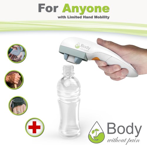 Electric Bottle Opener - Automatic Solution for Easy Water Bottle Opening | Ideal for Seniors & Arthritis
