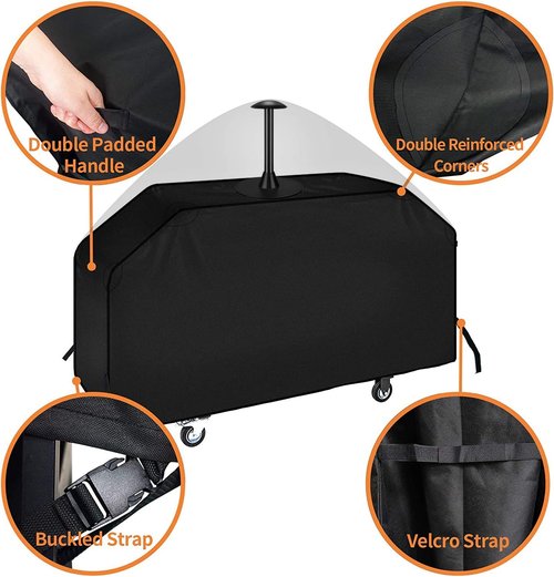 iCOVER 36-Inch Griddle Cover - Heavy Duty Waterproof Canvas for Blackstone & Weber Grills