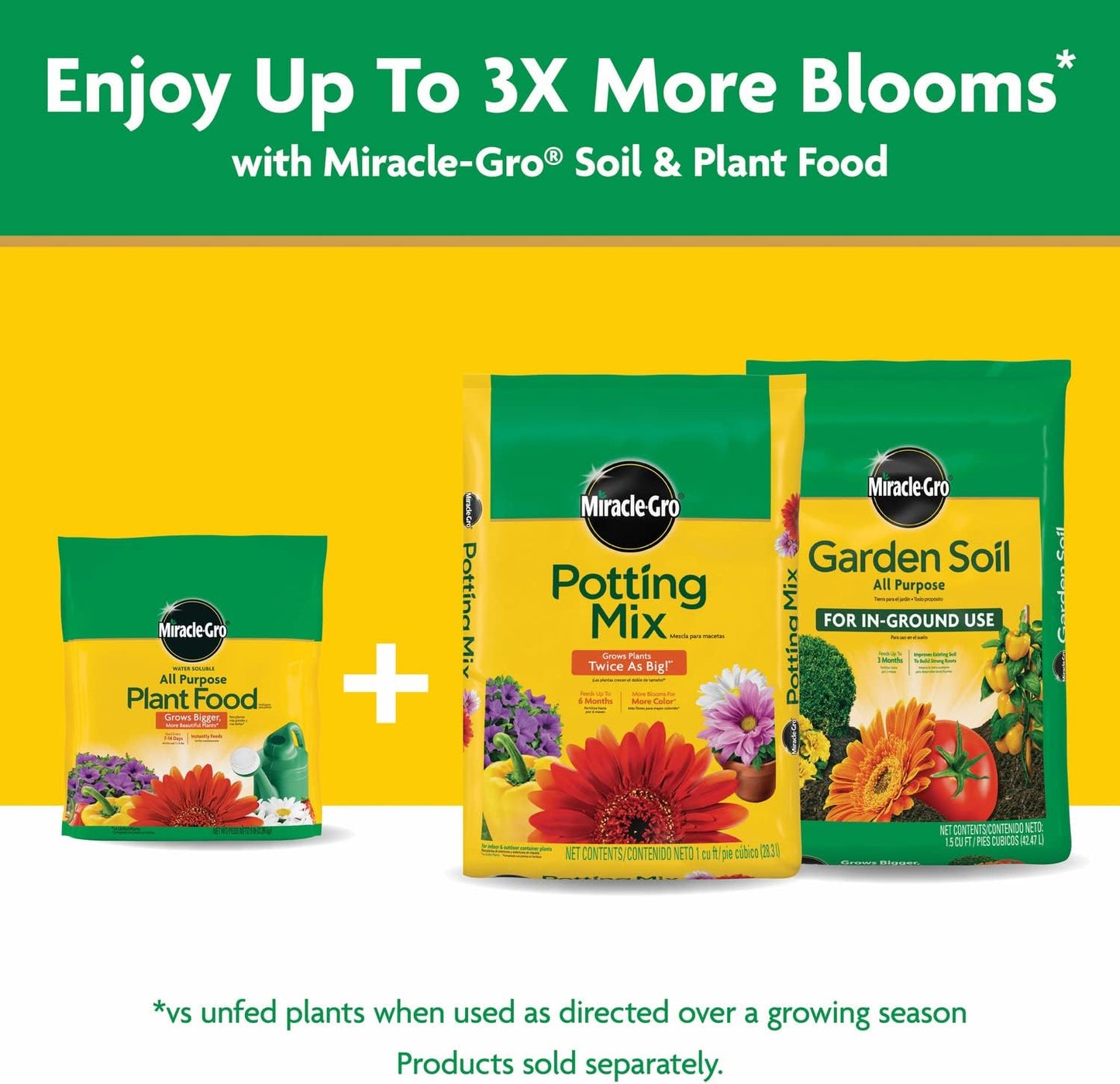 Miracle-Gro Water Soluble Plant Food - All-Purpose Fertilizer for Indoor & Outdoor Plants | 5 lb Bag