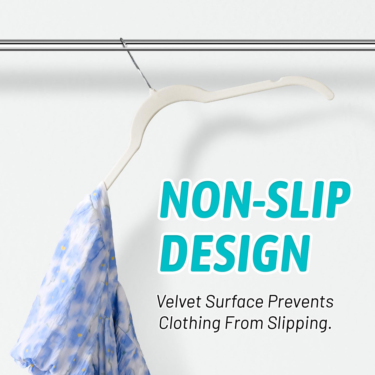 Sishynio Premium Velvet Shirt Hangers 30 Pack, Non-Slip 360° Swivel Hook Slim Flocked Coat Hanger, Space Saving Felt Hanger for for Tank Top, Blouses, Strappy Dresses