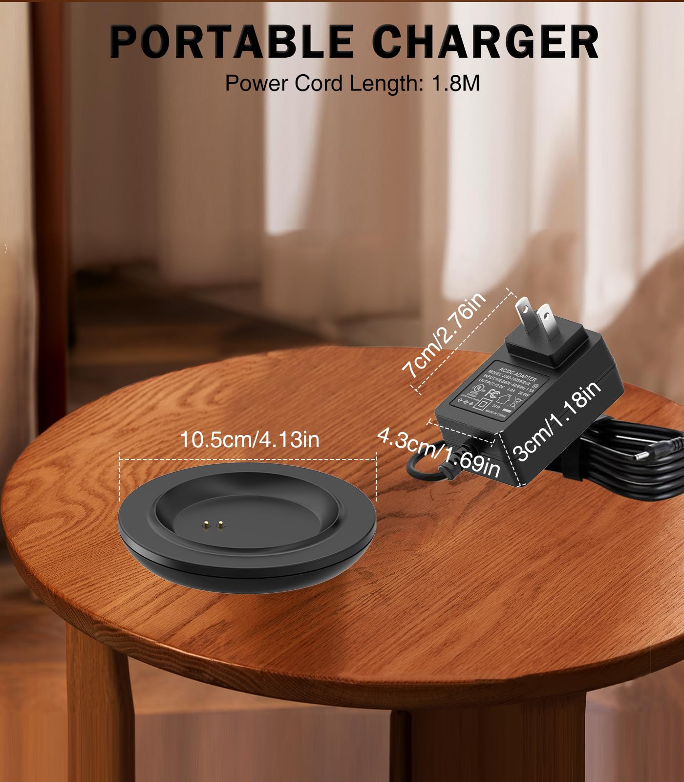 Kepwam Charging Coaster – Compatible with Kepwam T1, T2, and T2 Plus Self-Heating Coffee Mugs Only