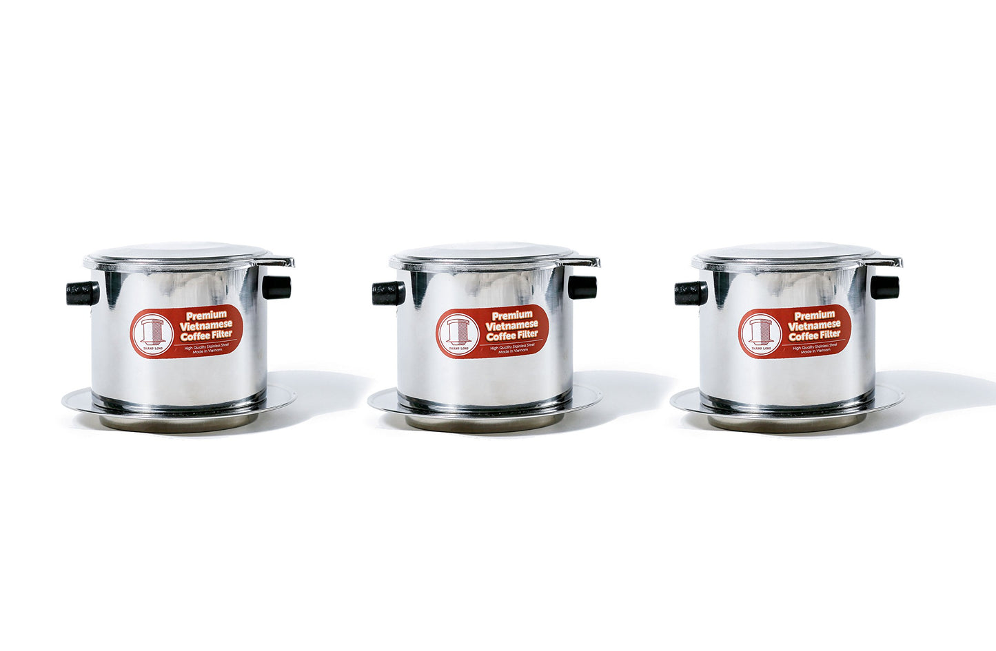 15 Ounce Vietnamese Phin Coffee Filters, Make Restaurant Quality Coffee at Home- 3 Pack