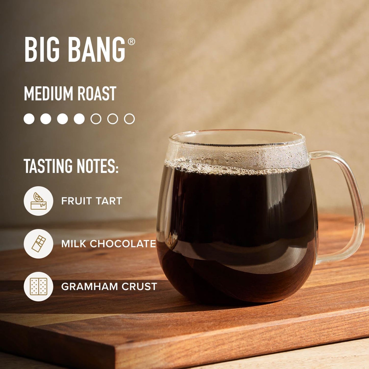 Peet's Coffee Medium Roast K-Cup Pods - 100% Arabica Big Bang Flavor | 88 Count (4 Boxes of 22 Pods)