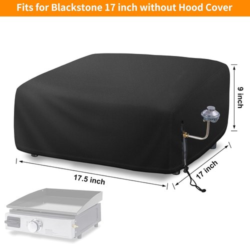 Blackstone Grill Cover - Waterproof Oxford Material for 17-Inch Griddle | Durable BBQ Protection