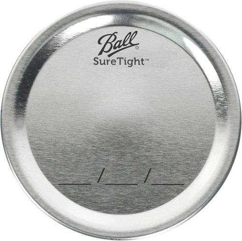 Ball Regular Mouth Mason Glass Jar Lids (24-Count), Silver