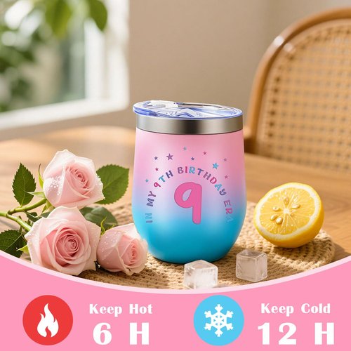 9 Year Old Girl Birthday Gifts, 9th Birthday Gifts for Girls Personalized Birthday Gift Idea for 9 Year Old Girl Best Birthday Gift Present for Daughter, Sister, Niece, Granddaughter, Teen Girl