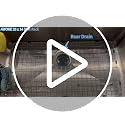 Sink Rack for Bottom of Sink 26x14 Rear Drain Stainless Steel - AWOKE Variation