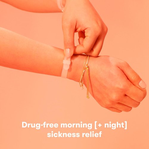Frida Mom Nausea Bands - Morning Sickness Relief with Pressure Point Therapy | Includes 2 Bands & Case