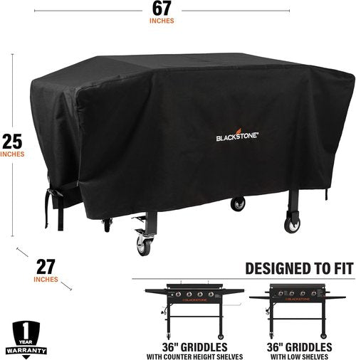 Blackstone 36-Inch Griddle Cover - Heavy-Duty Water-Resistant 600D Polyester | Perfect Fit for Griddle Cooking Station
