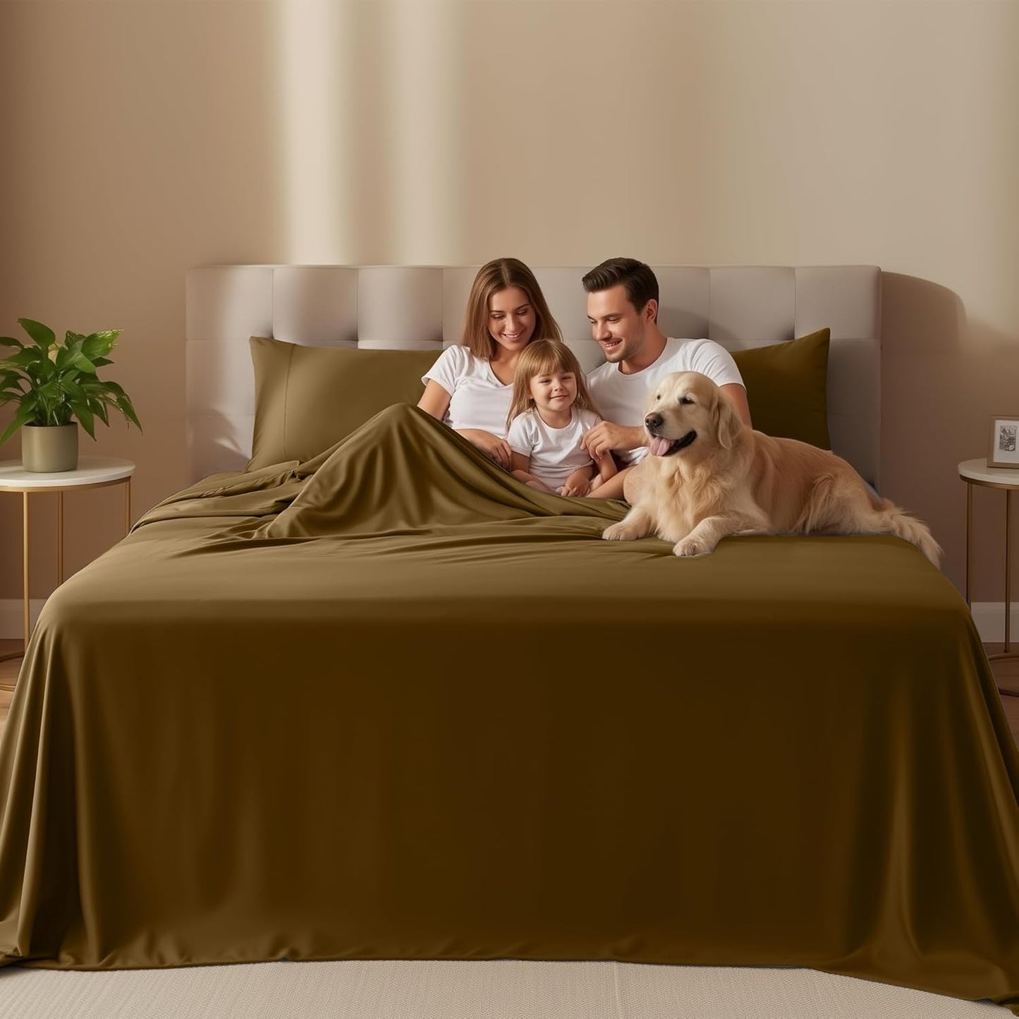 Utopia Bedding Twin Sheet Set - Soft & Breathable Microfiber, 3-Piece Bed Sheets for Twin Size Bed | Mocha