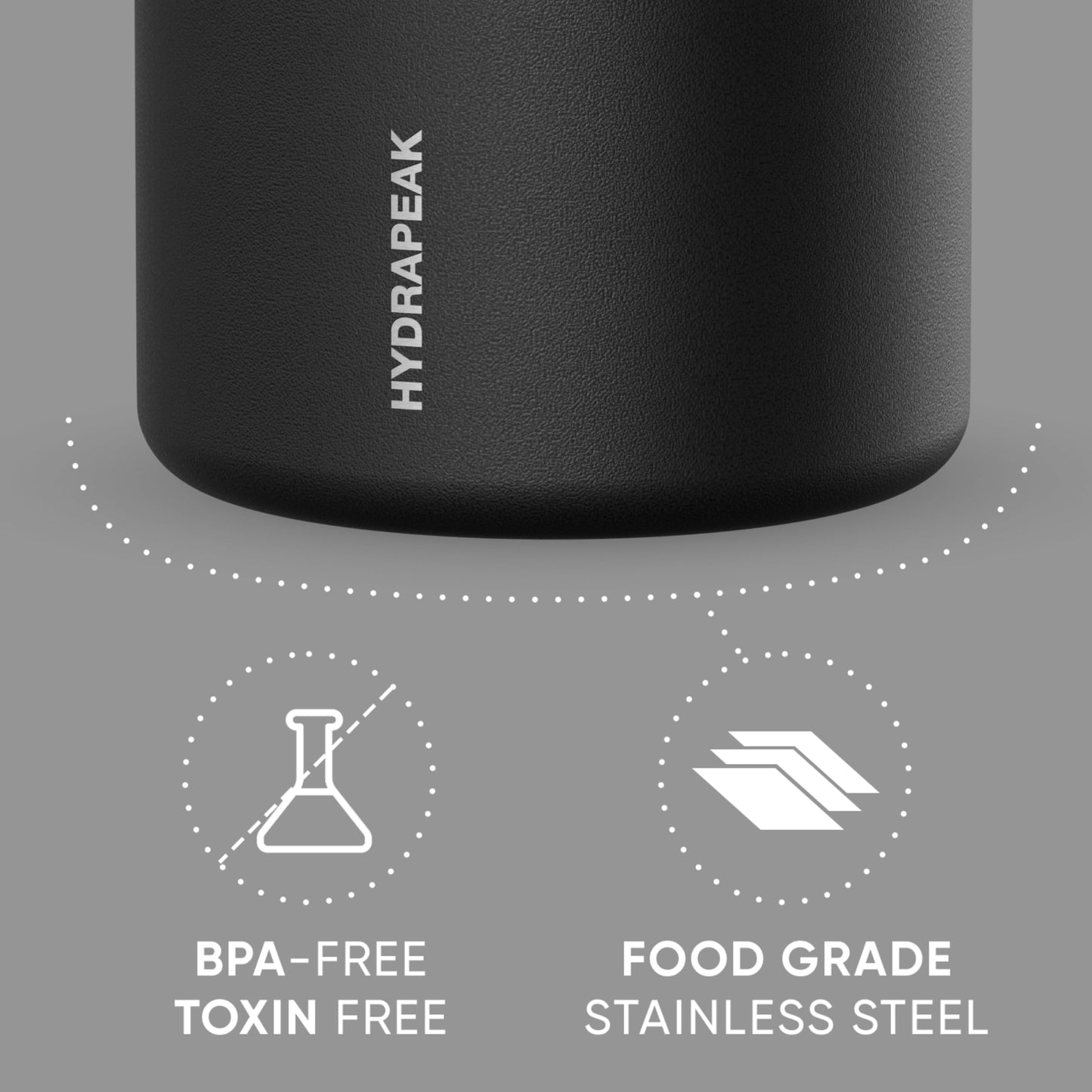 Hydrapeak 32oz Stainless Steel Vacuum Insulated Food Jar | for Hot Food and Cold Food, Wide Mouth Leak-Proof Soup for Adults, 10 Hours Hot and 16 Hours Cold (Camo)