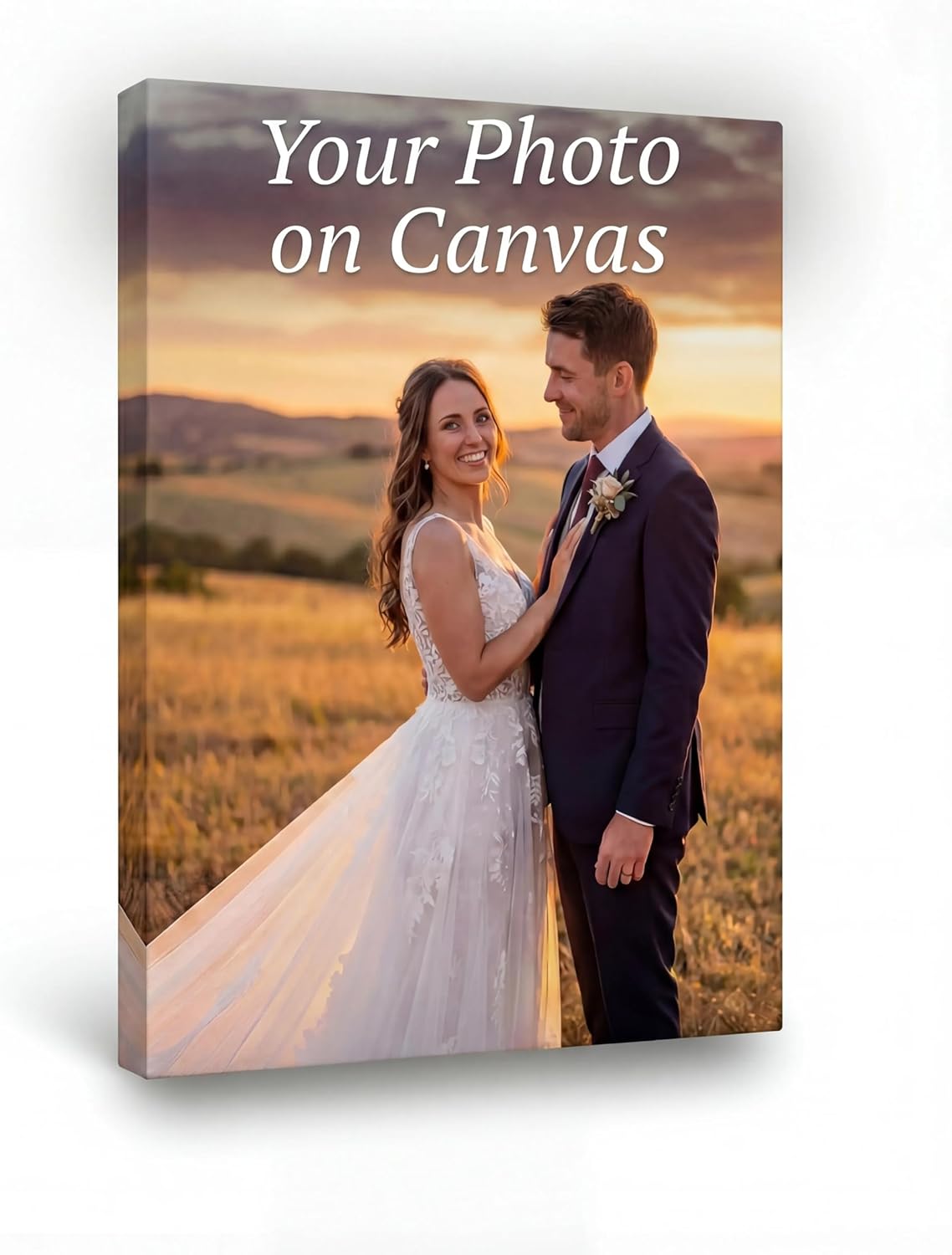 SCS Sal's Custom Shop Photo Canvas Print - Personalized Wall Art for Weddings, Family & More | Gallery-Wrapped, Ready to Hang