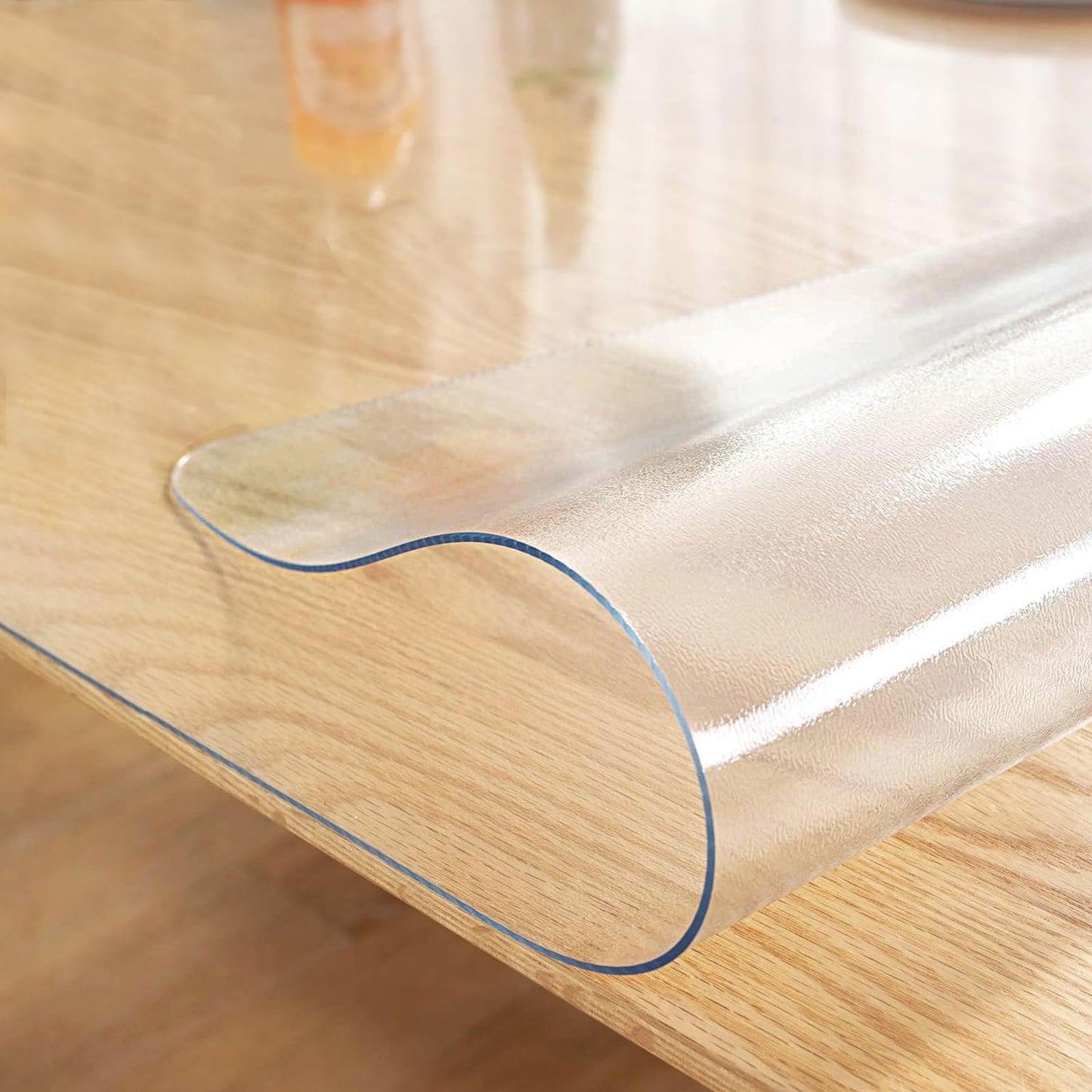 LovePads Frosted Desk Mat 24 x 72 Inch, 1.5mm Thick Frosted Table Protector, Waterproof Plastic Table Cover Protector, PVC Desk Protector Mat, Vinyl Desk Cover for Desktop, Coffee & Dining Table