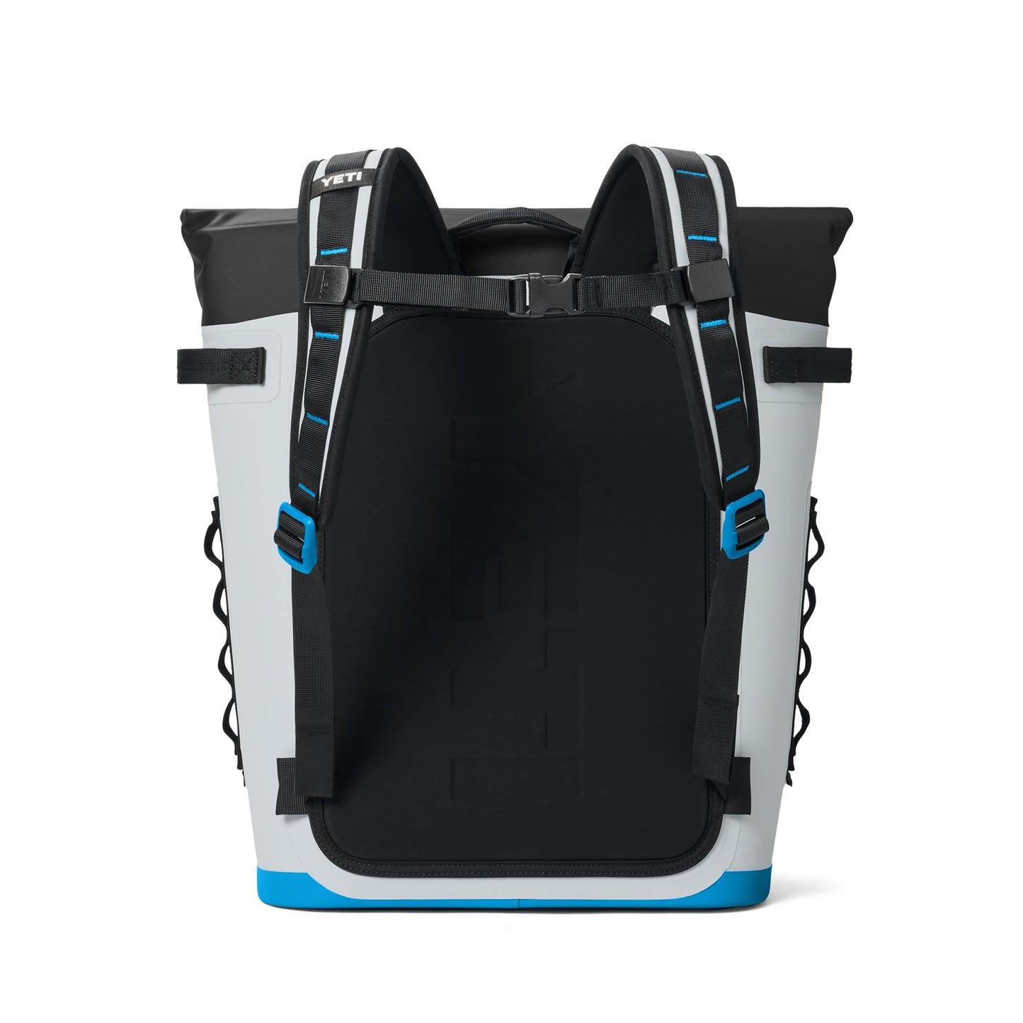 YETI Hopper M20 Backpack Soft Sided Cooler with MagShield Access, Fog Gray/Blue