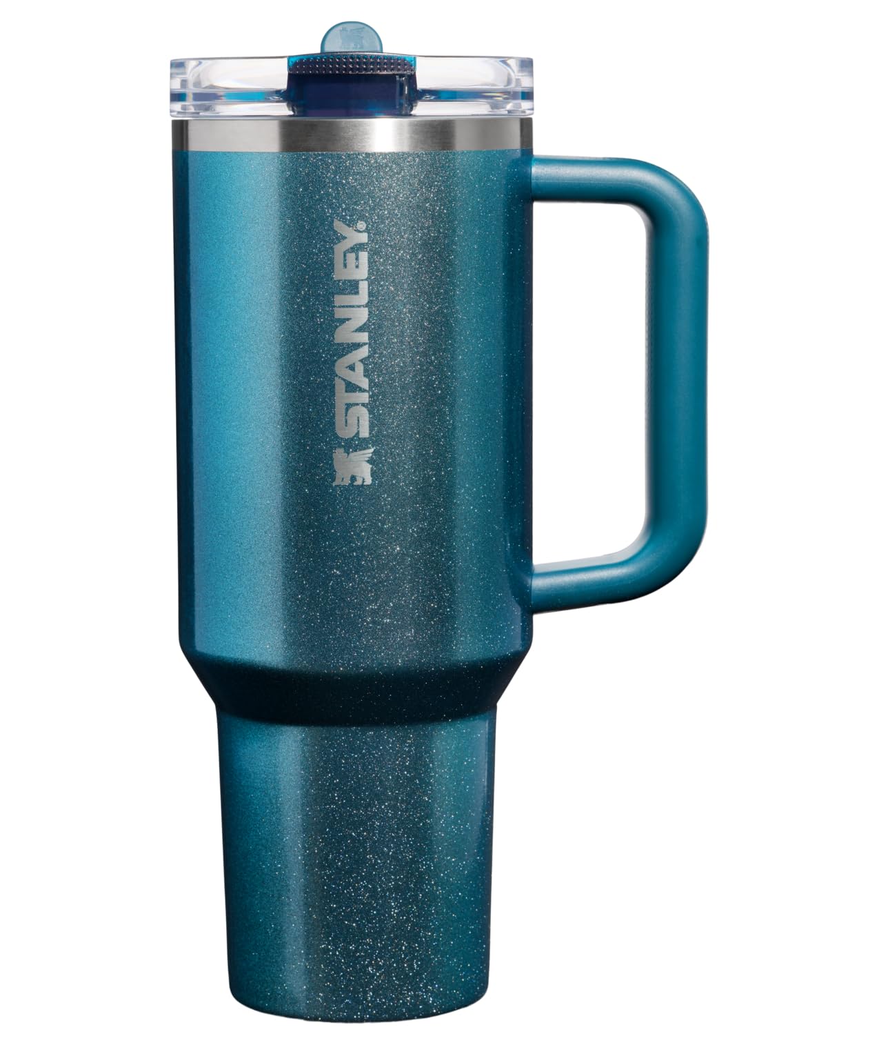 STANLEY Quencher ProTour Flip Straw Tumbler with Leakproof Lid 40 oz| Built-in Straw & Handle | Cupholder Compatible for Travel | insulated Stainless Steel Cup | BPA-Free | Ponderosa Shimmer