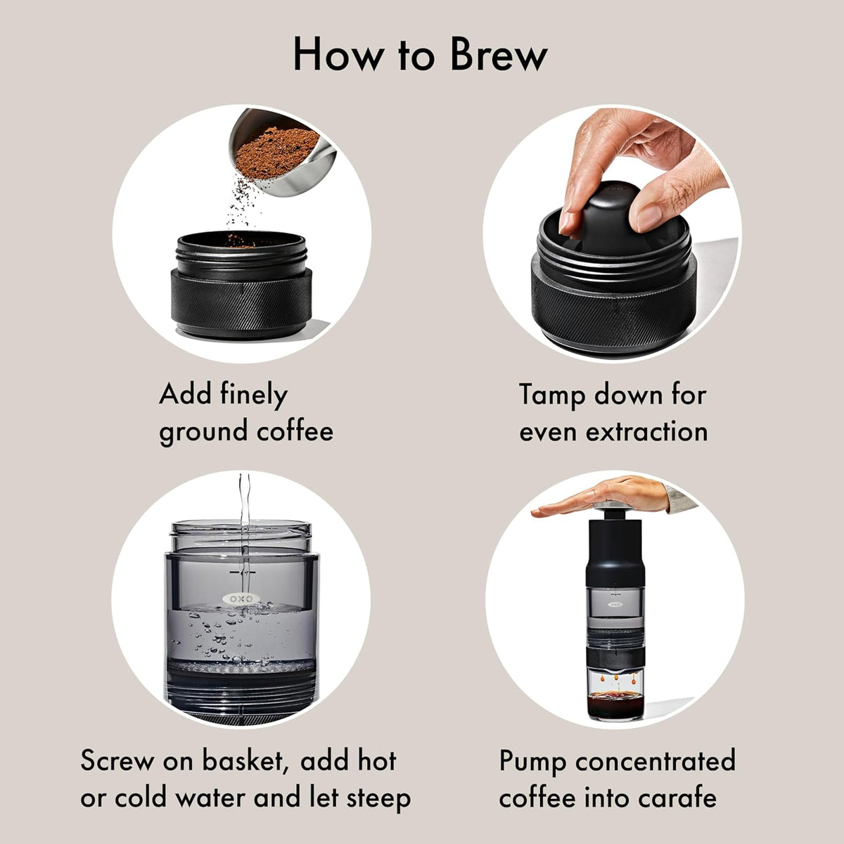 OXO Brew Rapid Brewer - Fast Coffee Maker for Perfect Brews | Compact Design for Home Use
