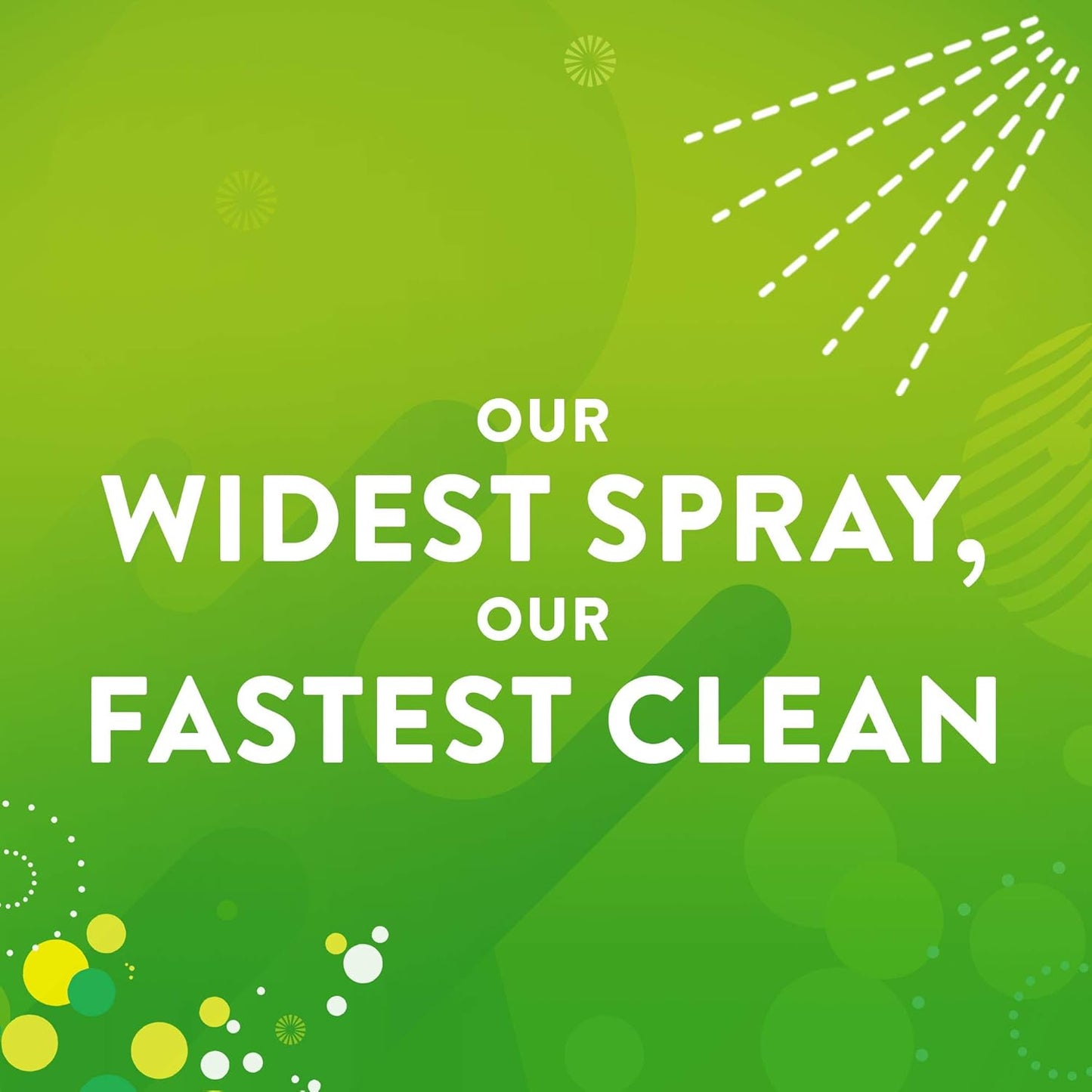 Scrubbing Bubbles Mega Bathroom Cleaner Spray - Foaming Action for Limescale & Soap Scum Removal | 32oz Rainshower Scent