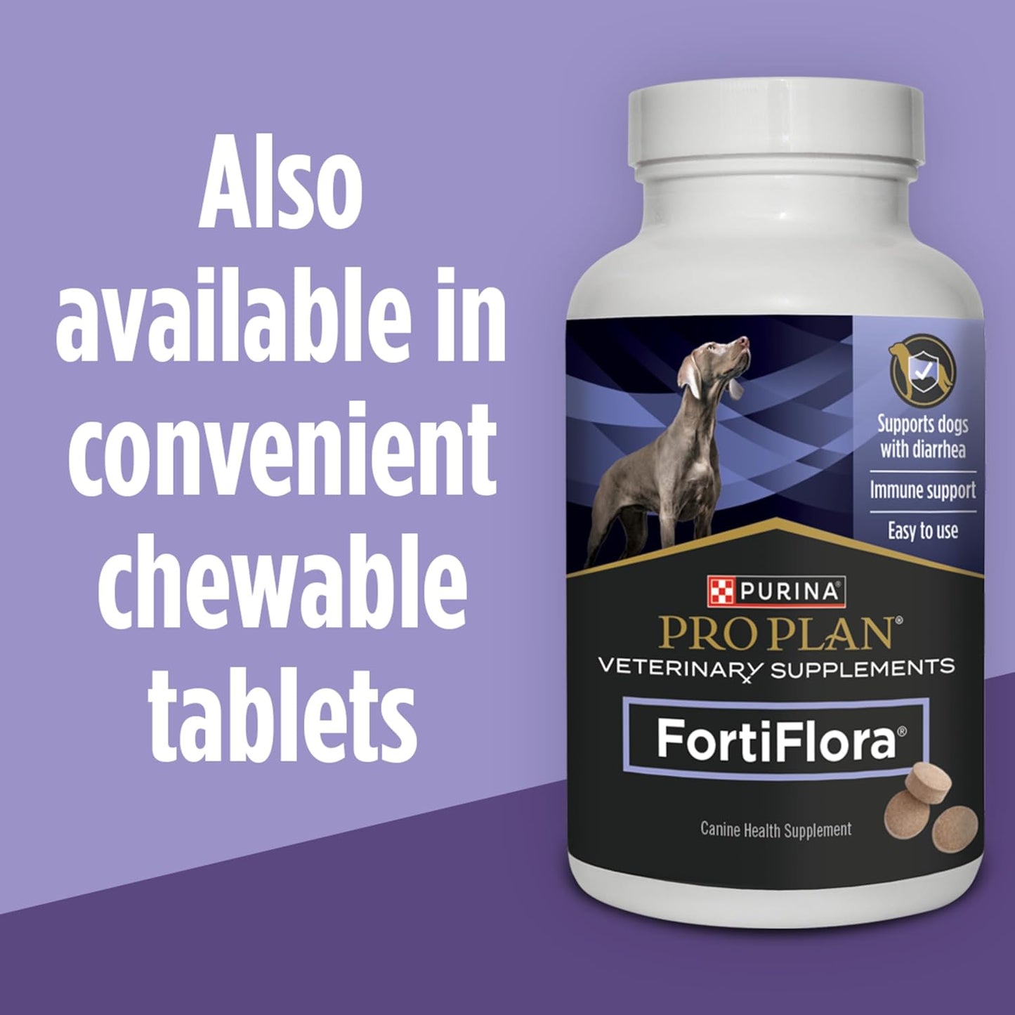 Purina Pro Plan FortiFlora Probiotics for Dogs - Supports Digestive Health & Reduces Diarrhea | 30 Count Box